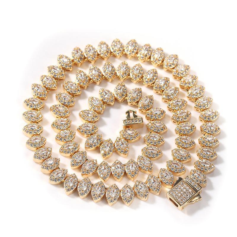 CARÁTIX Iced Out CZ Eyes Link Chain Necklace for Men & Women - CaratixJewelry